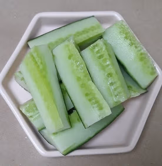 오이 먹었어요 
