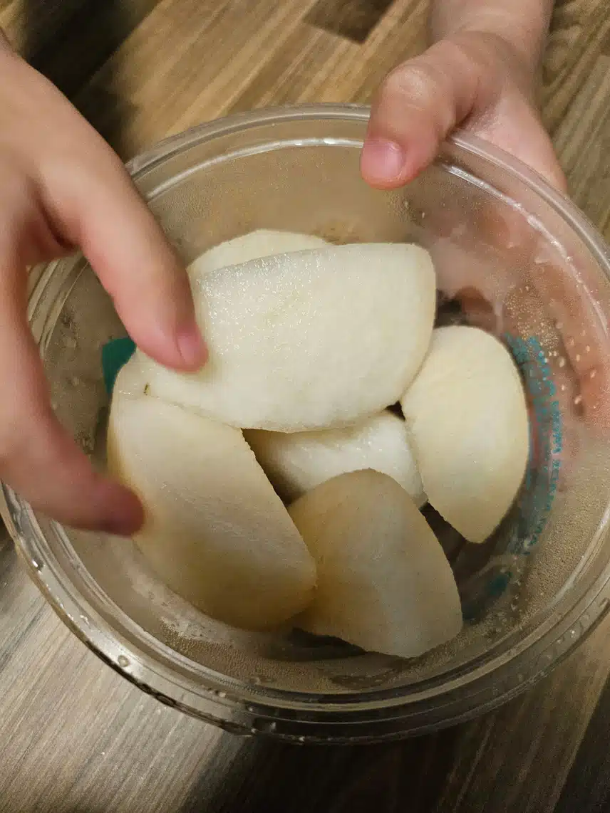 배 같이 먹어봅니다 ♡