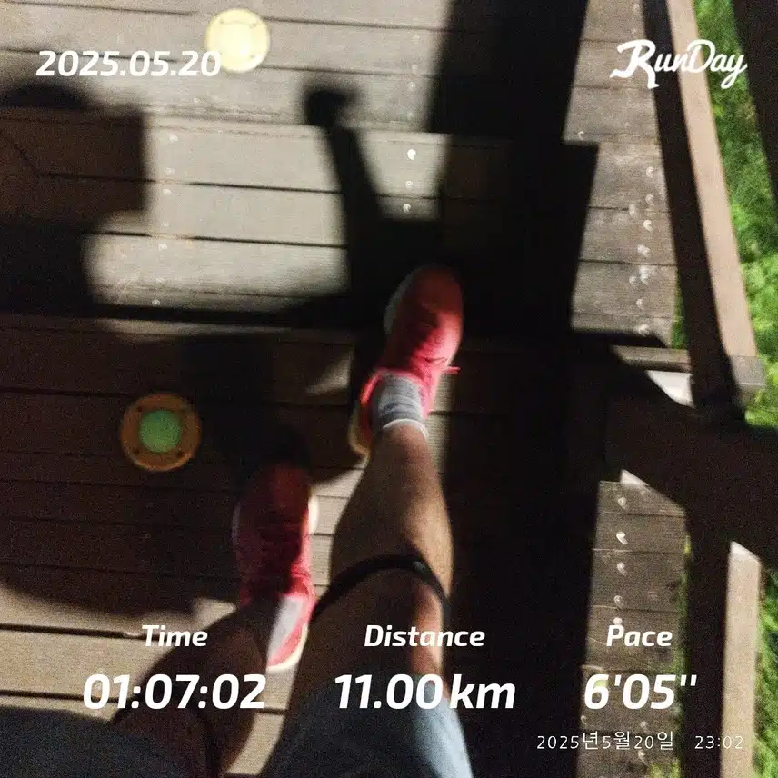 11km 즐겁게 달렸습니다🏃🏻‍♂️