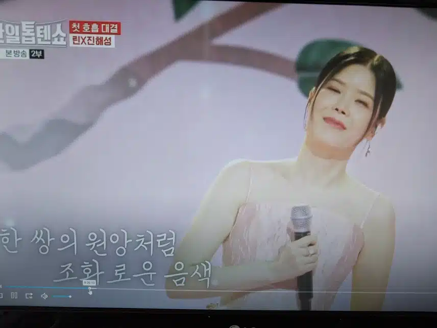 린.진해성의 청실홍실무대