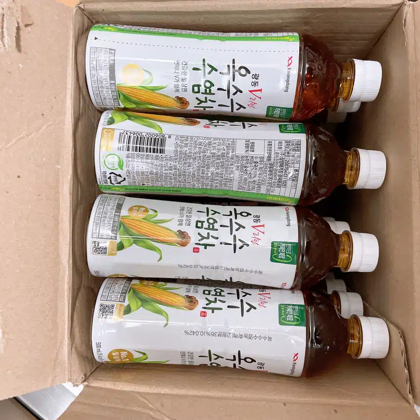 옥수수수염차 주문한거