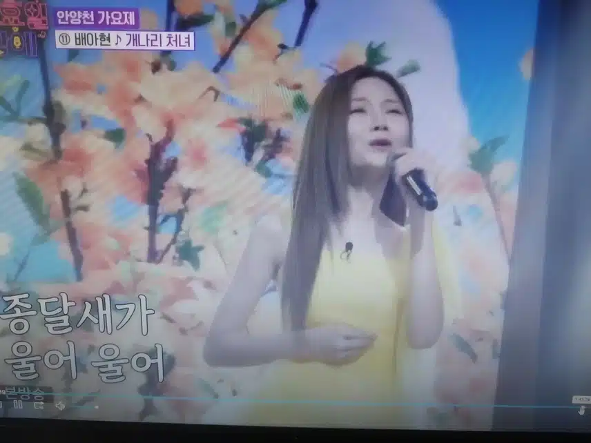 배아현의 개나리처녀무대