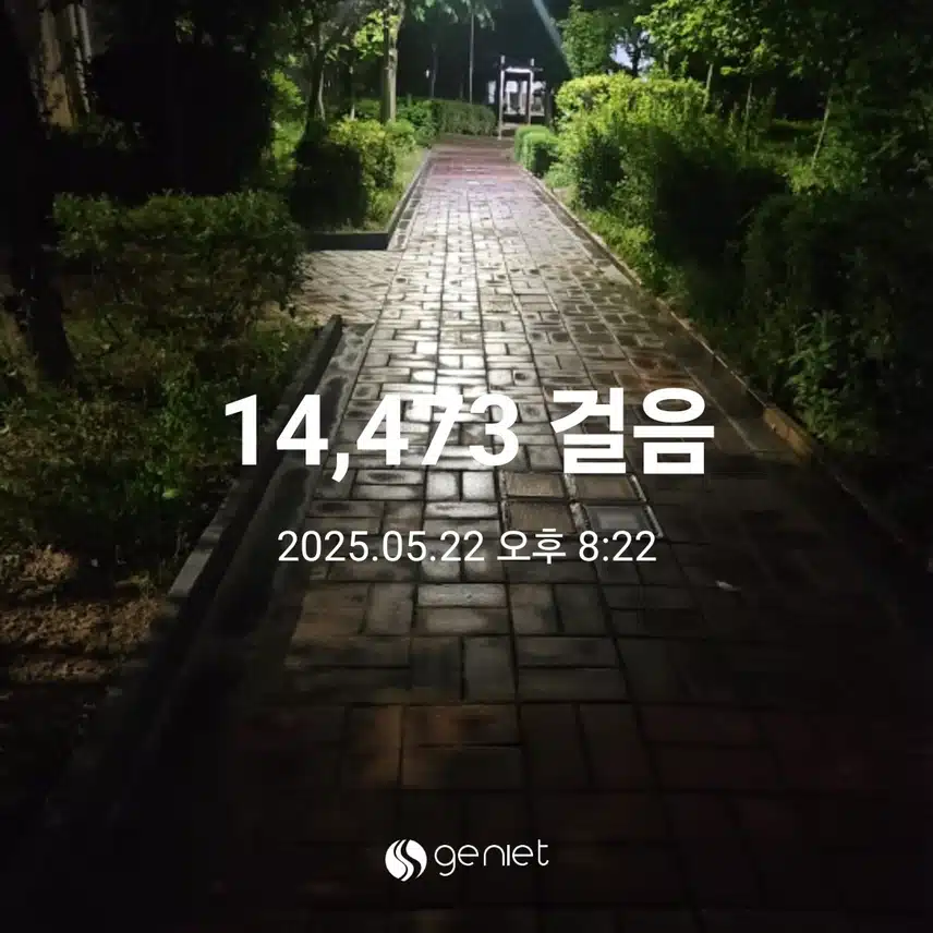 식후 걸었네요.🏃  ㅡ홈트로 마무리도