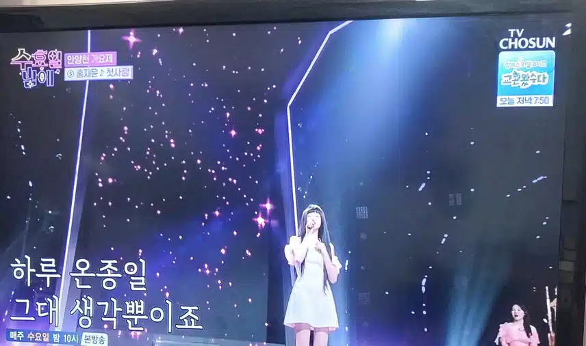 홍지윤님이 첫사랑 노래 불렀어요 