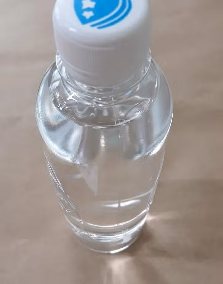물 들고 산책