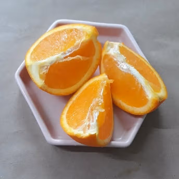 오렌지 먹었어요 