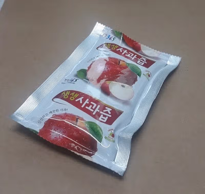시원한 사과즙