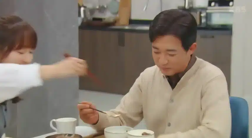 회장님집에서 둘이서 식사