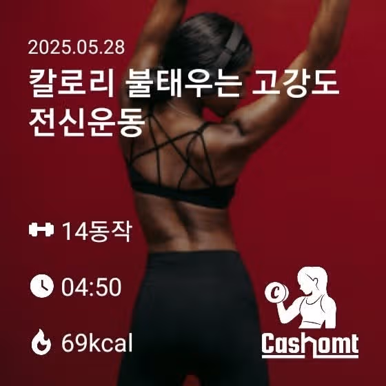 캐시홈트 고강도 전신운동