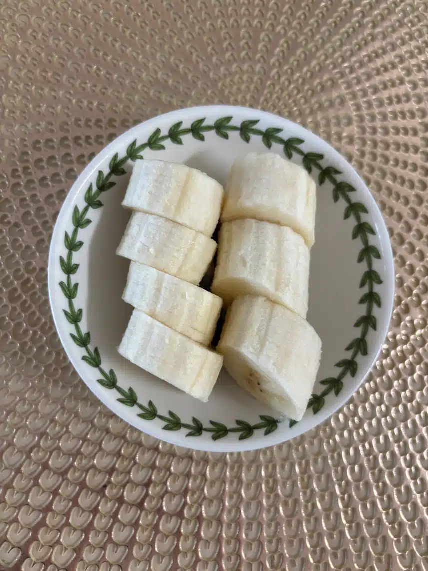 간식으로 바나나