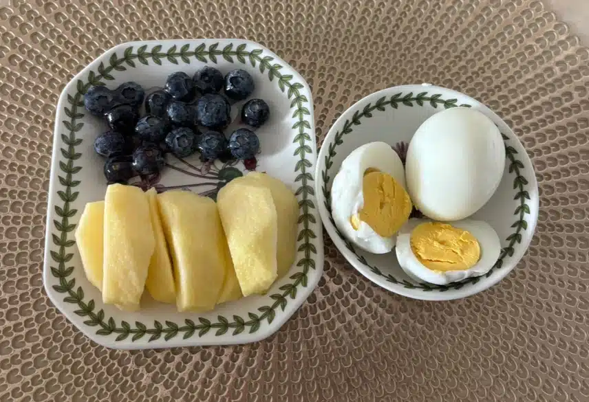 아침식단🍎🥚🫐