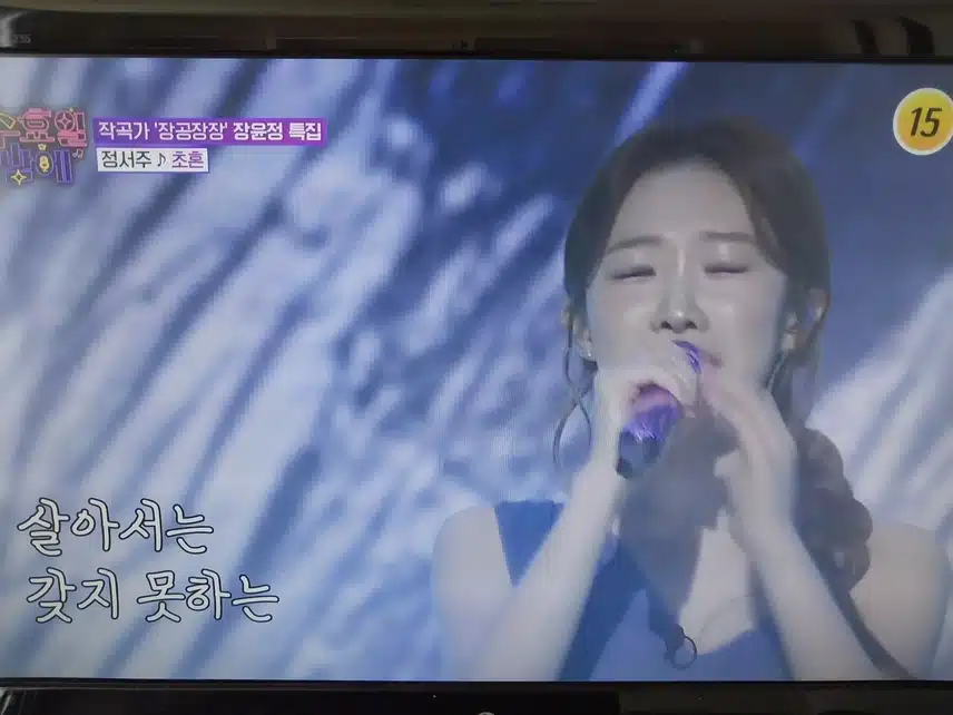 정서주의 초혼 무대