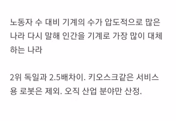 한국이 전 세계 1위인 의외의 분야