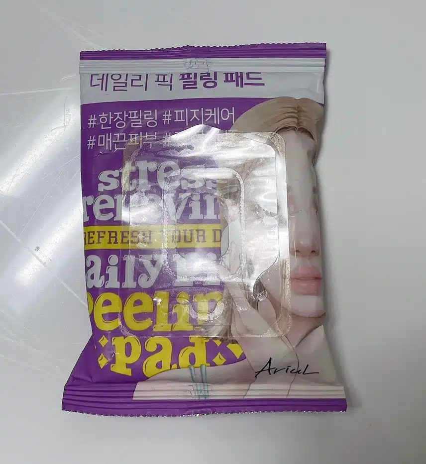 아리얼 각질제거 클렌징 패드