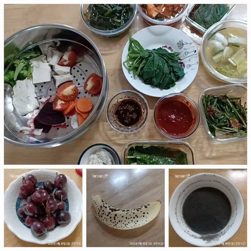 오늘의 아침, 점심~