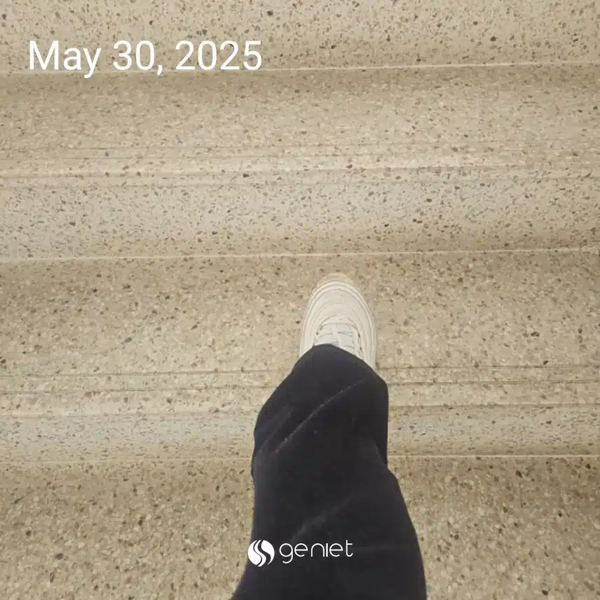 교정 걷기와 계단오르기로  
