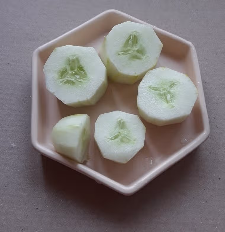오이 먹었어요