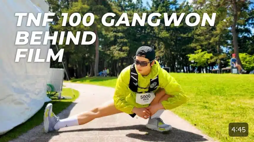 차은우 유튜브 ‘TNF100 Gangwon’ Behind Film