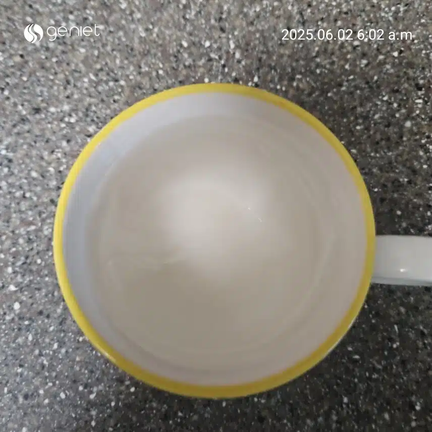 공복물 한잔 