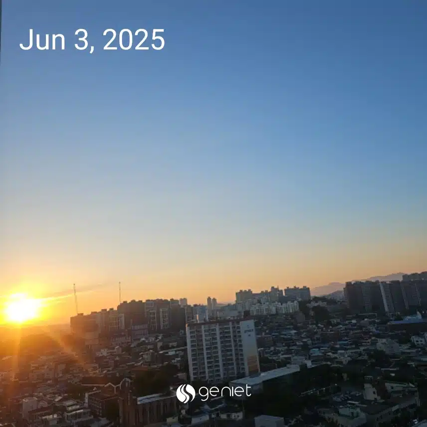 노을지는 산책길 따라 걸었네요.