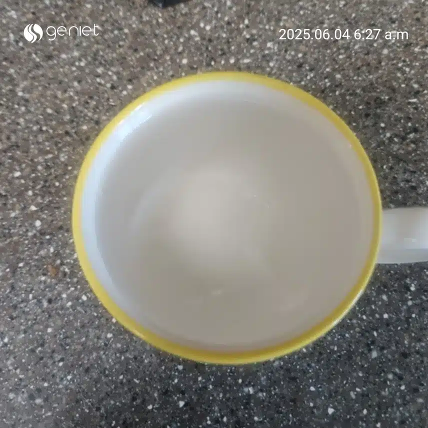 공복물 한잔 