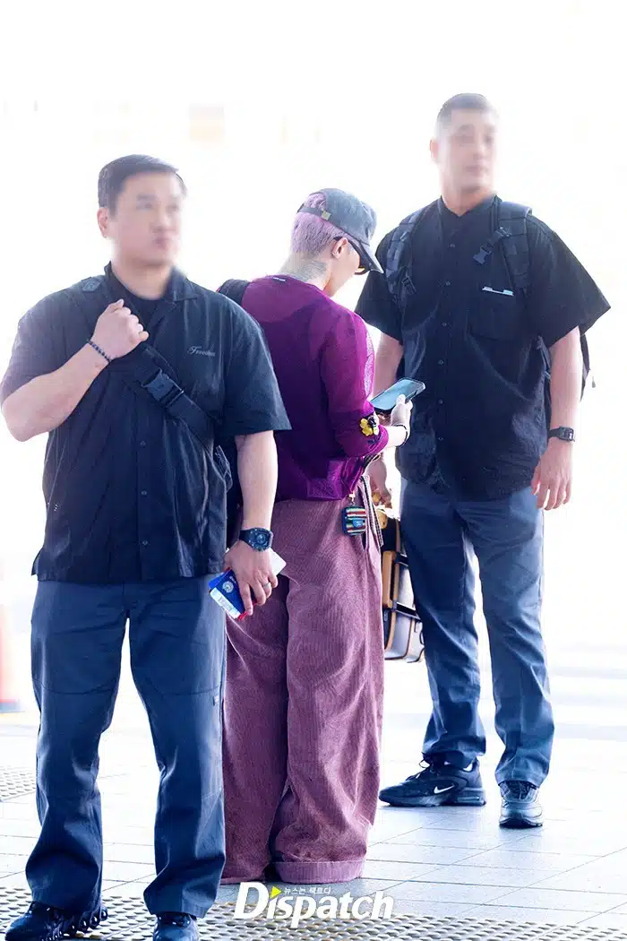 오늘 출국하는 지드래곤 공항 사진