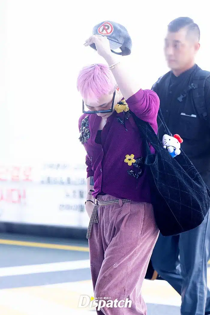 오늘 출국하는 지드래곤 공항 사진