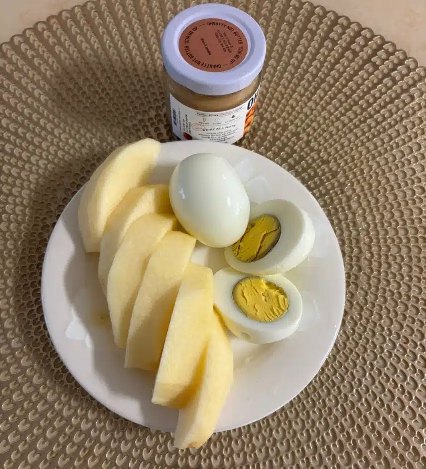 금요일 아침식단🍎🥚🥜