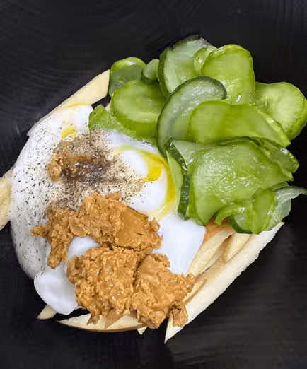 사과 샌드위치 오이 넣으세요~