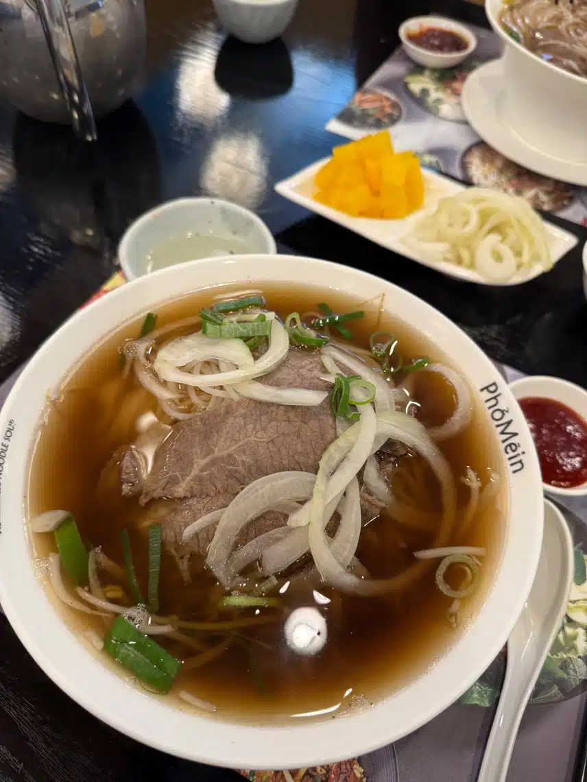 단백한 국물