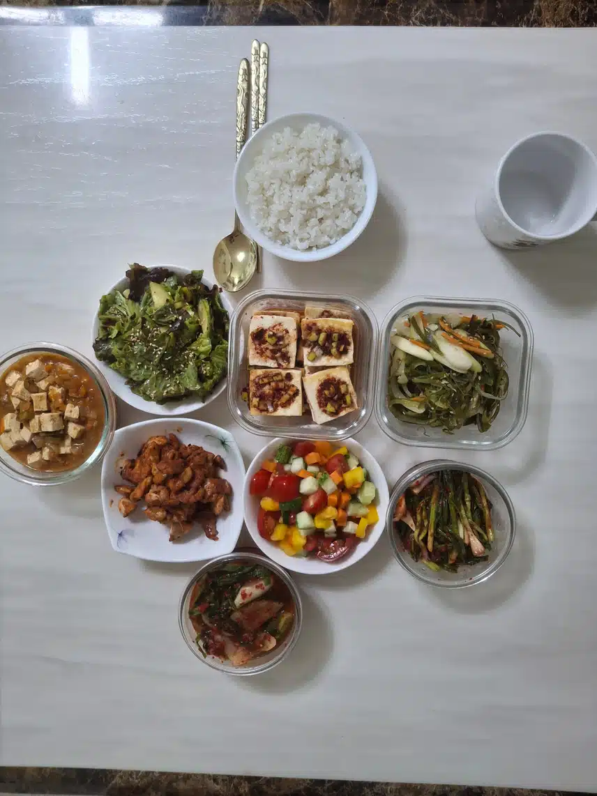 야채밥과 일반식