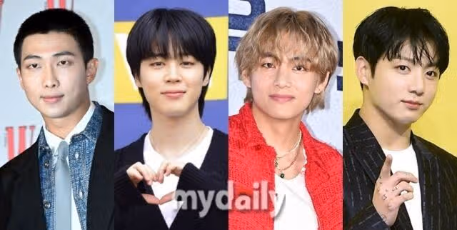 방탄소년단 맴버들 전역 임박소식이네요..
