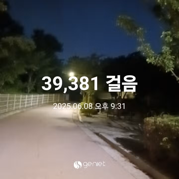 삼만보 걷기 
