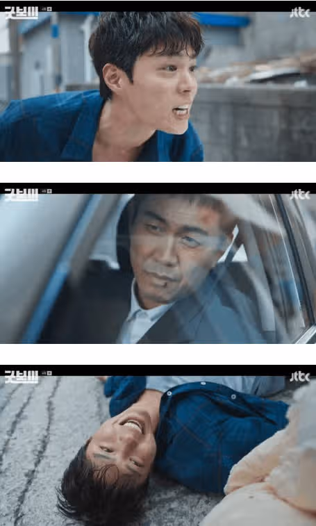 달리는 차에 몸 던져 오정세 잡았다 진짜로 재미있어요 !