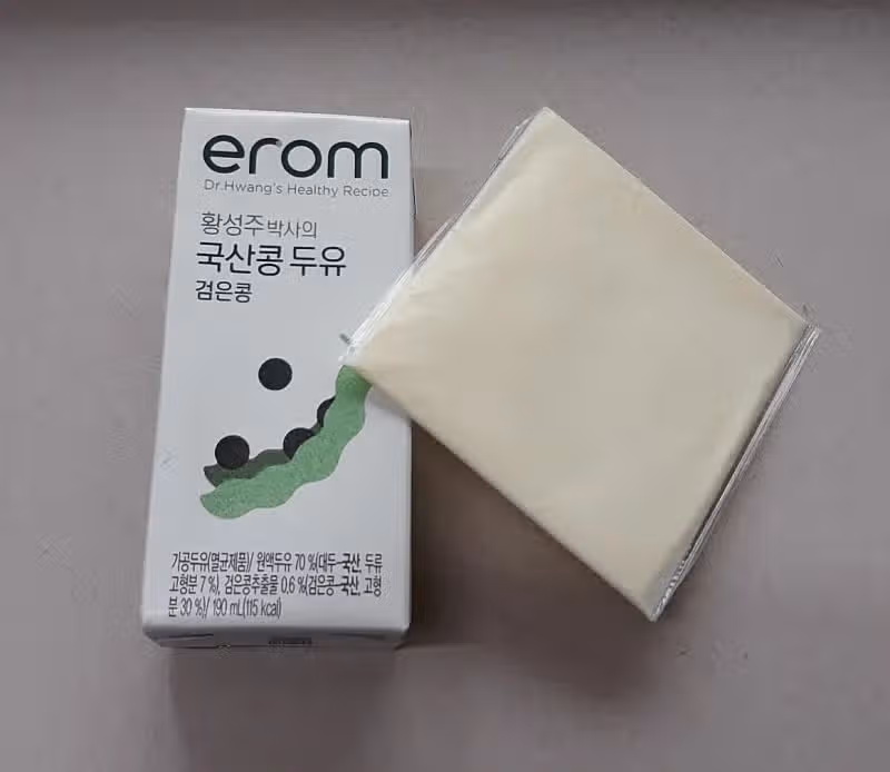 국산콩 두유 칼슘치즈