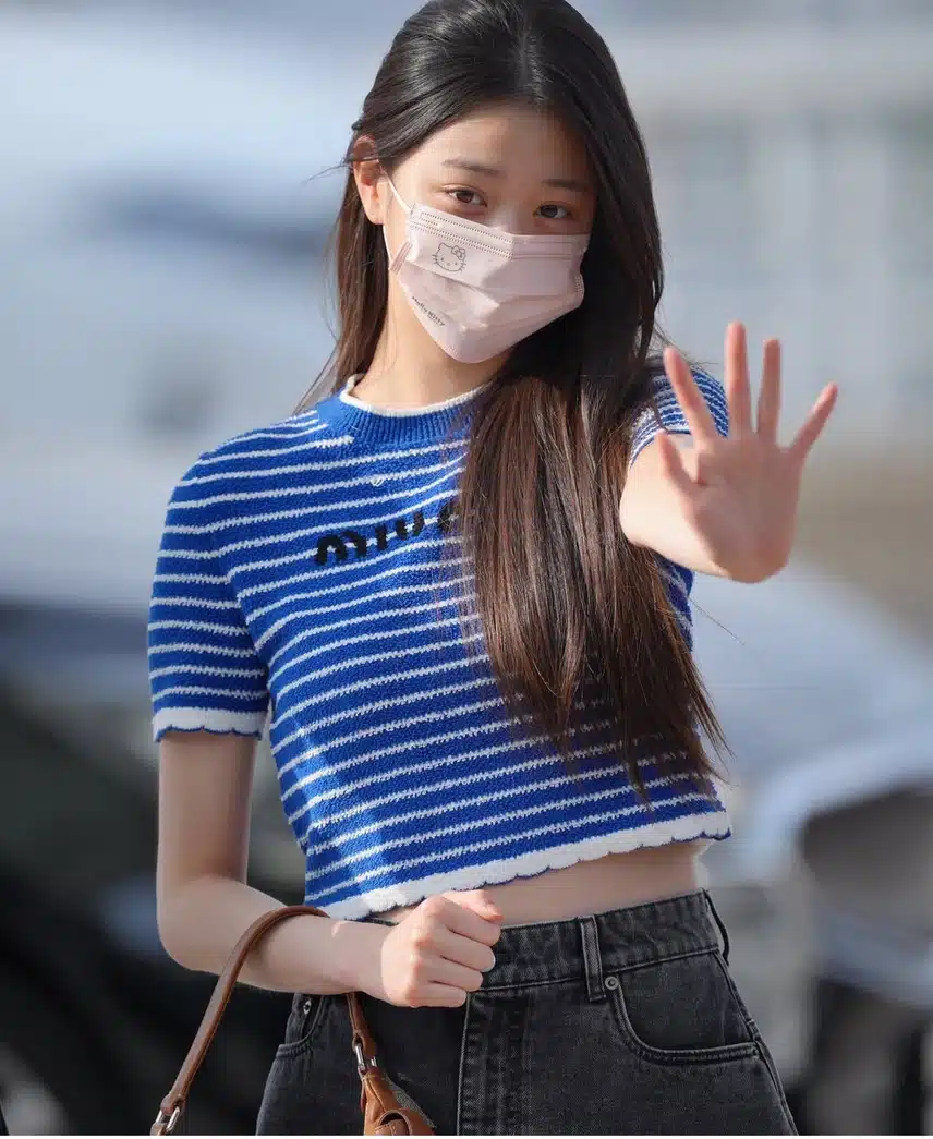 본인만큼 귀여운 키티마스크 착용한 원영이