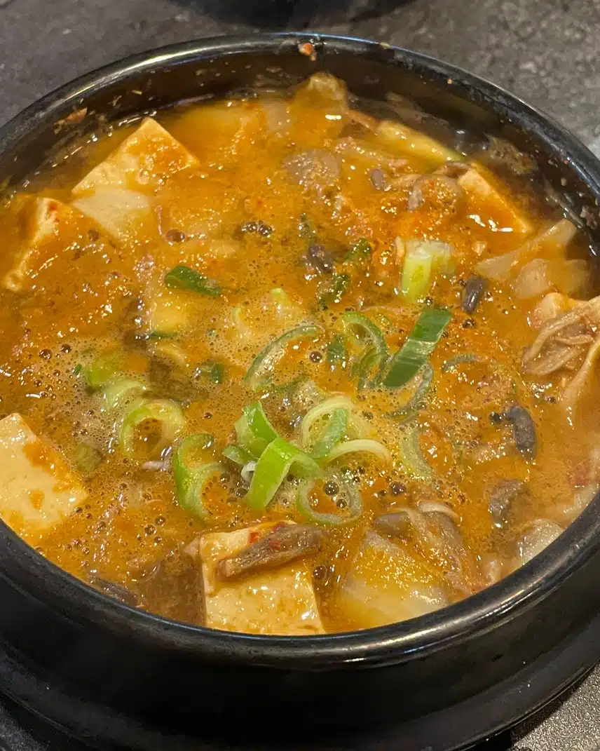 아침은 된장찌개