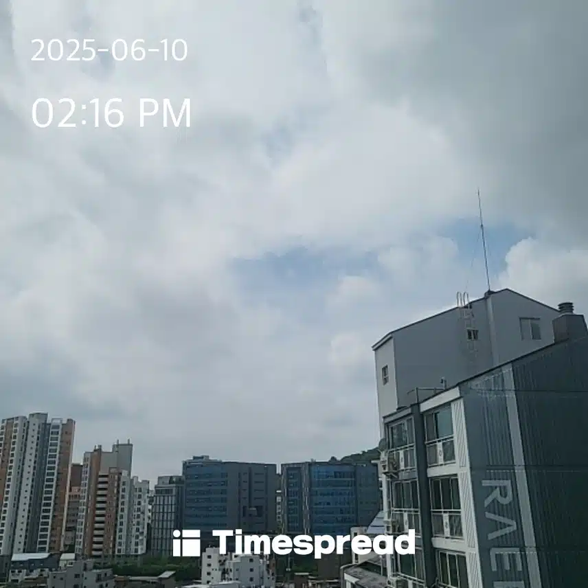 오늘 흐림~