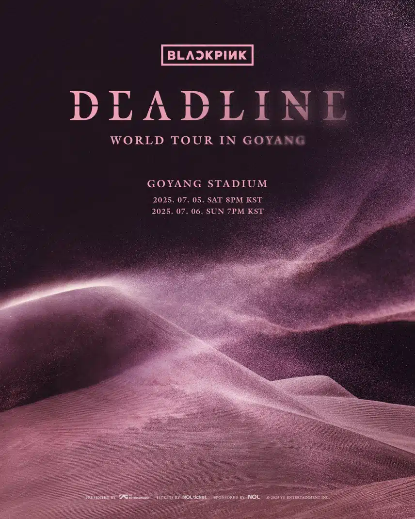 BLACKPINK 2025 WORLD TOUR IN GOYANG POSTER REVEALED