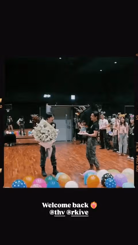 제이홉 인스스에 올라온 RM과 뷔 제대 축하 파티