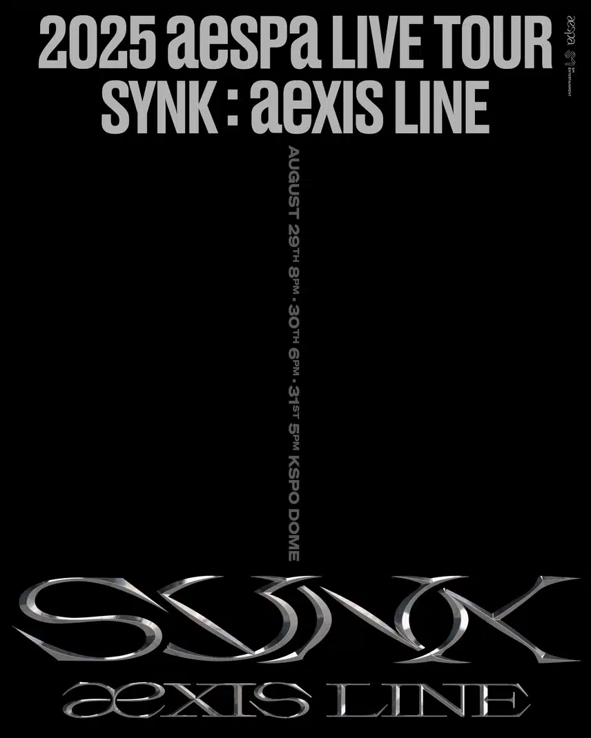 에스파, 세번째 월드투어 SYNK : aeXIS LINE 콘서트 소식