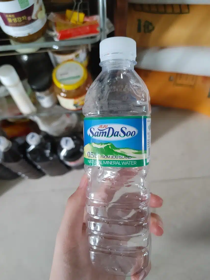 운동 후 삼다수 원샷