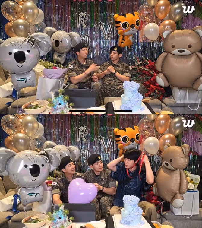 오늘 위버스에서 라이브 방송 진행 소식