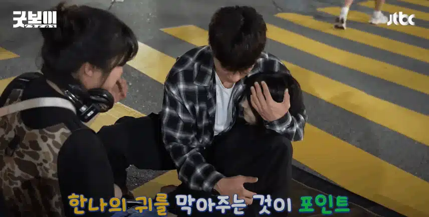 3회 횡단보도씬 비하인드 보는데 촬영하느라 고생많이했네요