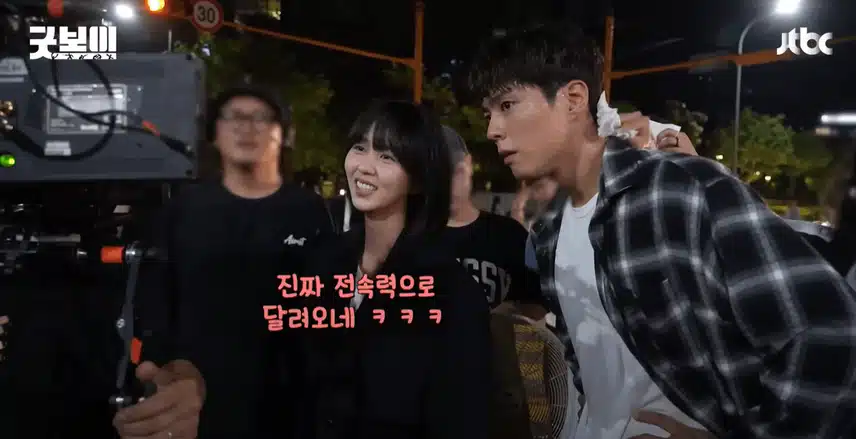 3회 횡단보도씬 비하인드 보는데 촬영하느라 고생많이했네요