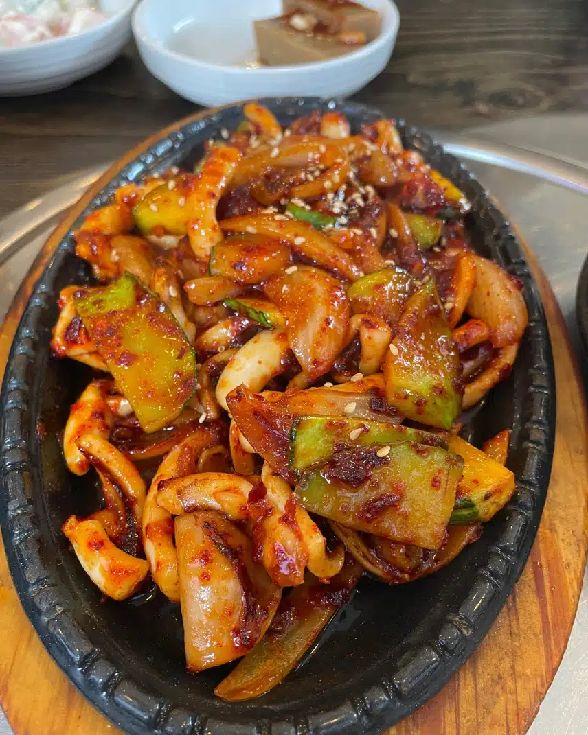 저녁은 오징어볶음
