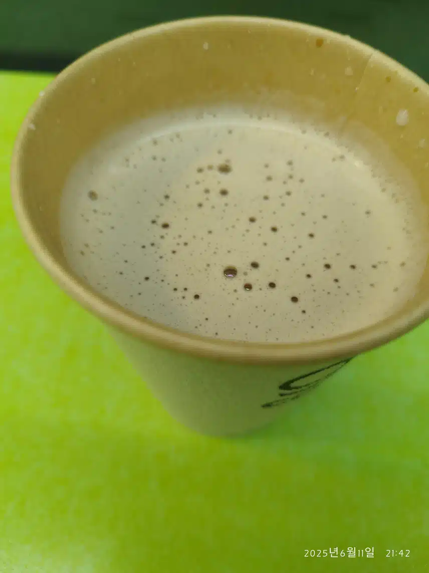 산책, 커피☕