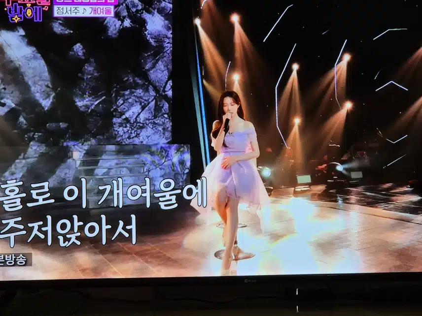 정서주양의 인생곡 답게 본인의 노래같이 아름답네요