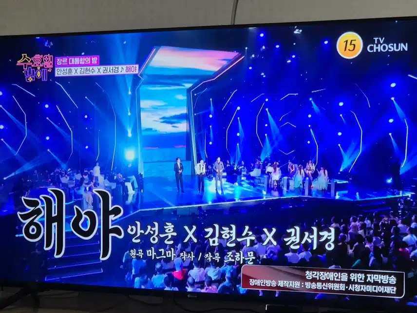 세분의 무대는 조금 조화스럽지 못했던것 같네요..