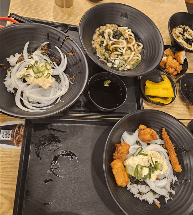 역전우동 덮밥할인 이벤트 한데서 갔는데...